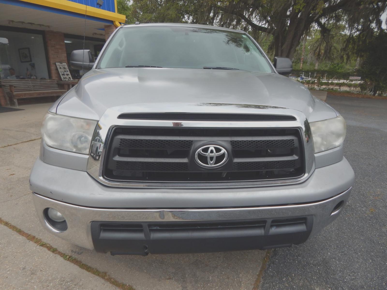 2012 Silver Metallic /Charcoal Toyota Tundra SR5 (5TFRY5F19CX) with an 5.7L V8 engine, Automatic transmission, located at 3120 W Tennessee St, Tallahassee, FL, 32304-1002, (850) 575-6702, 30.458841, -84.349648 - Photo #2